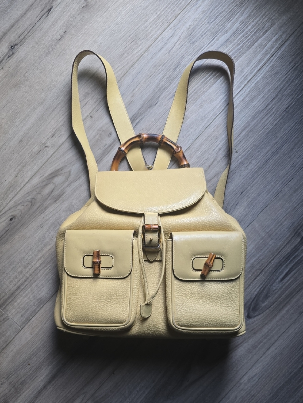 Gucci Bamboo Backpack RARE color